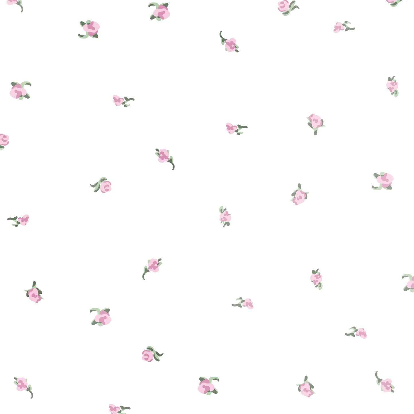 Pink and White Rose Floral Pajama Pattern
