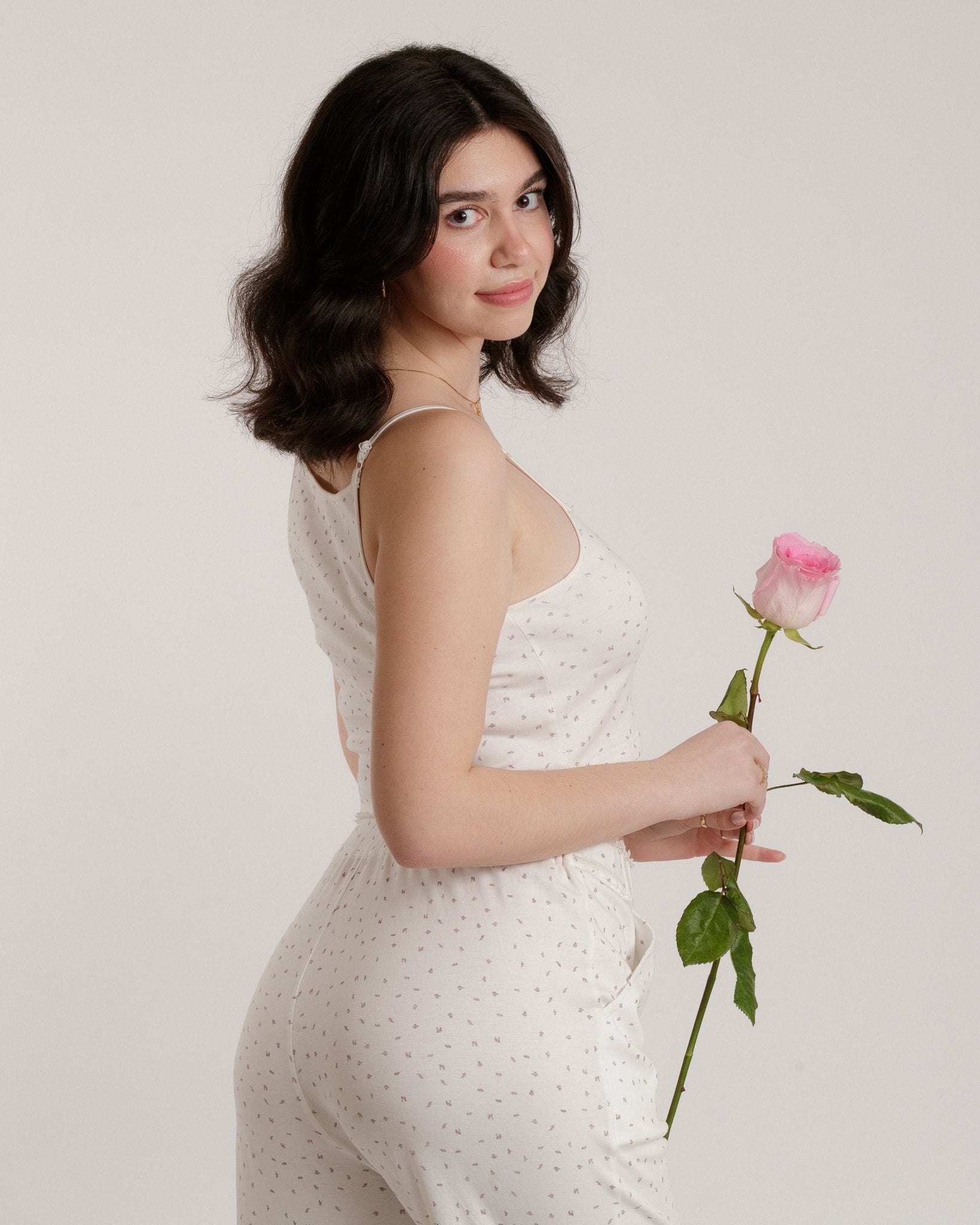 Isla Lune premium cotton pajama set - The Love Letter Top sleepwear for women