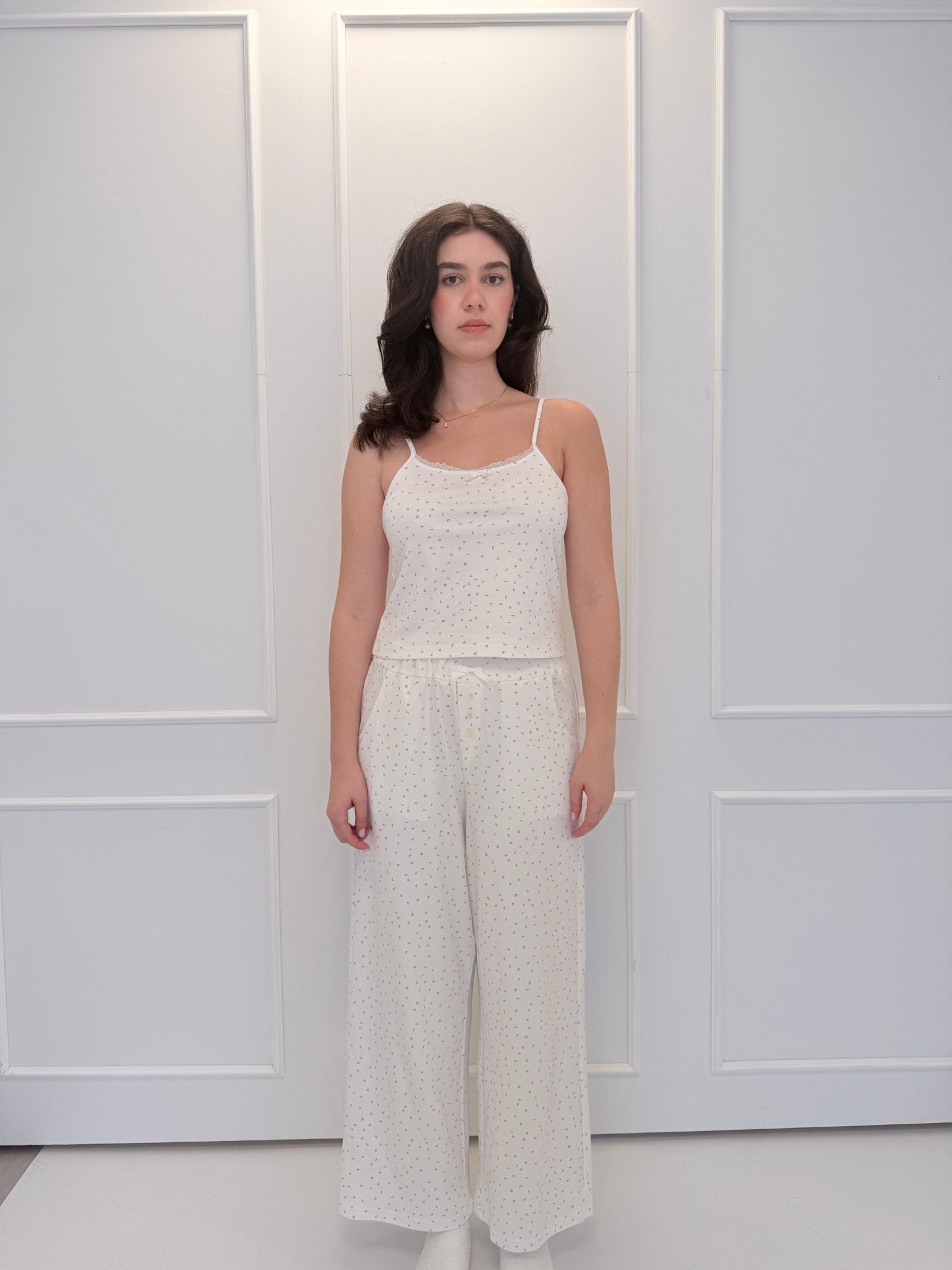 Isla Lune premium cotton pajama set - The Love Letter Top sleepwear for women